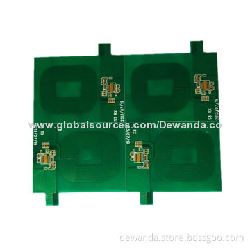 Single-sided PCBs with 0.05mm Board Thickness, Available with Green Solder Mask